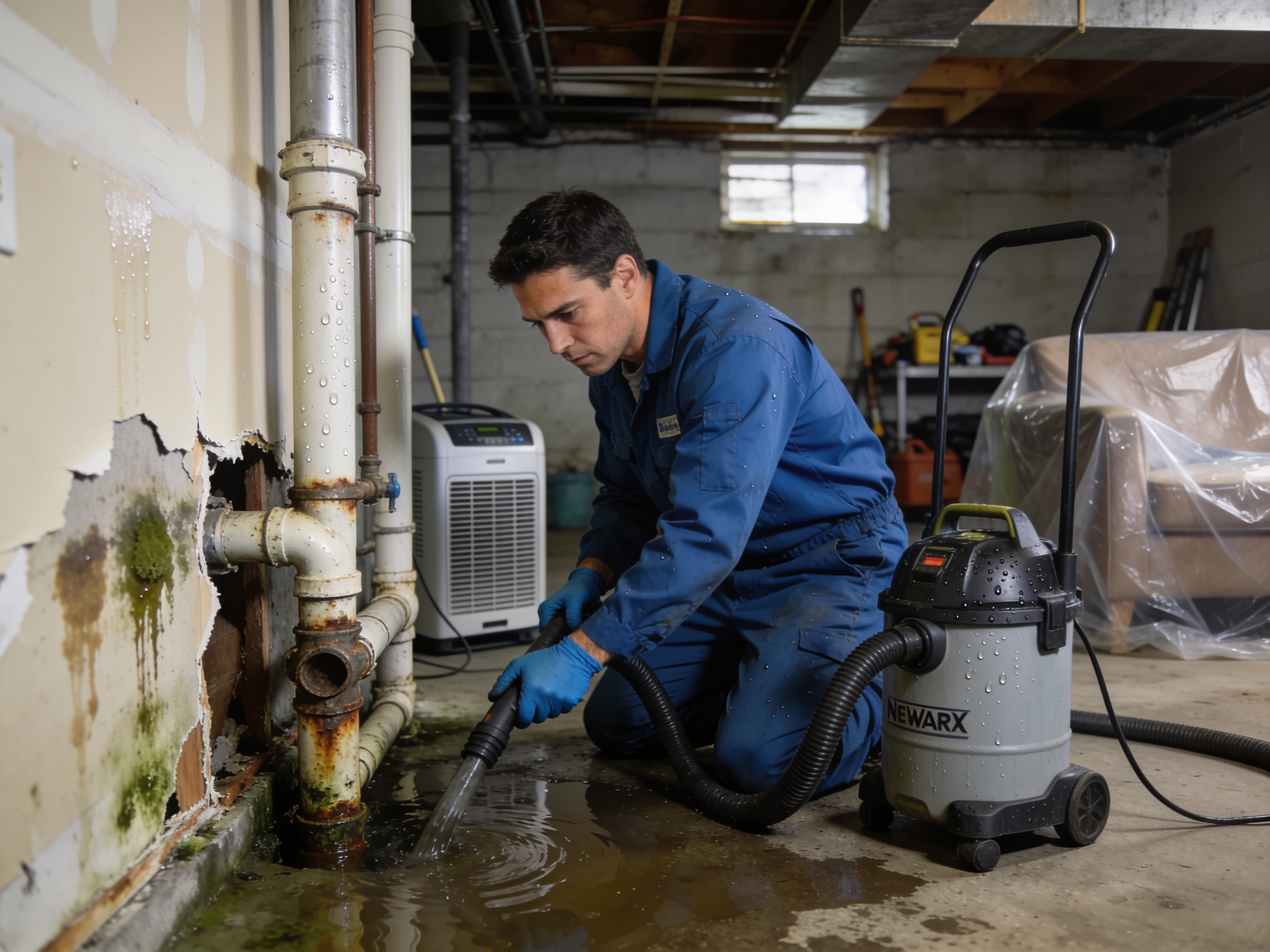 Plumbing Leak Water Damage Restoration in Newark, DE