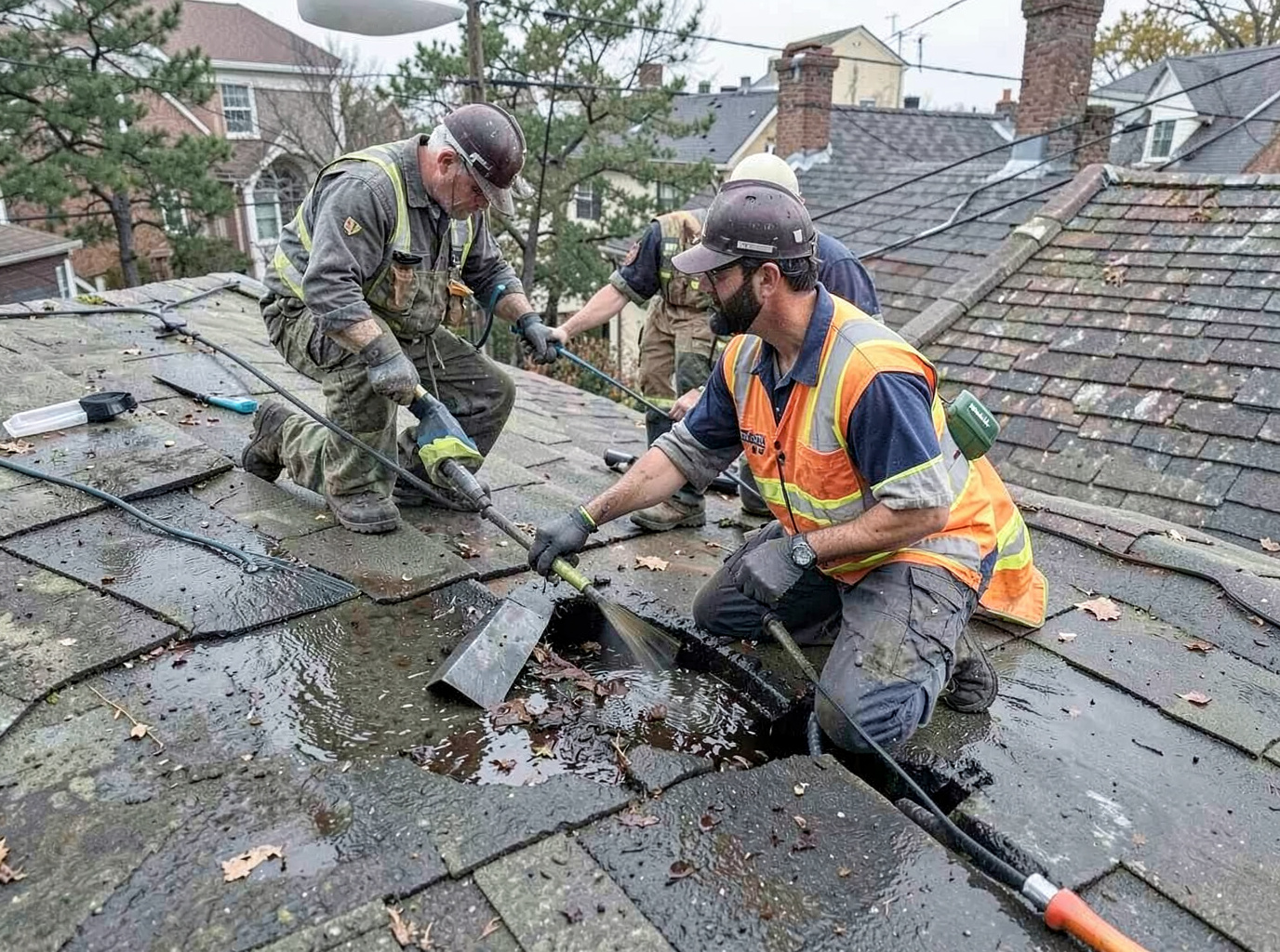 Roof Leak Water Damage Restoration in Newark, DE